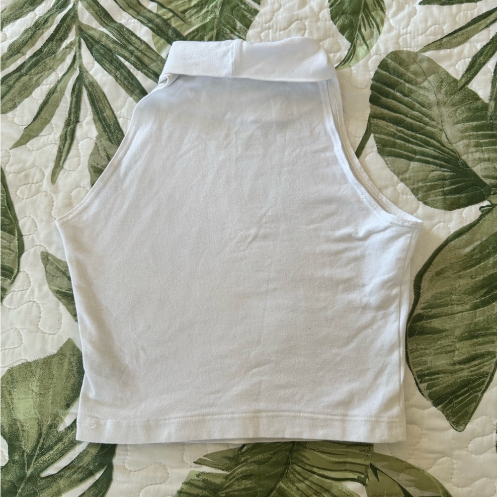 AMERICAN APPAREL Pre-Gildan OG: turtleneck crop top